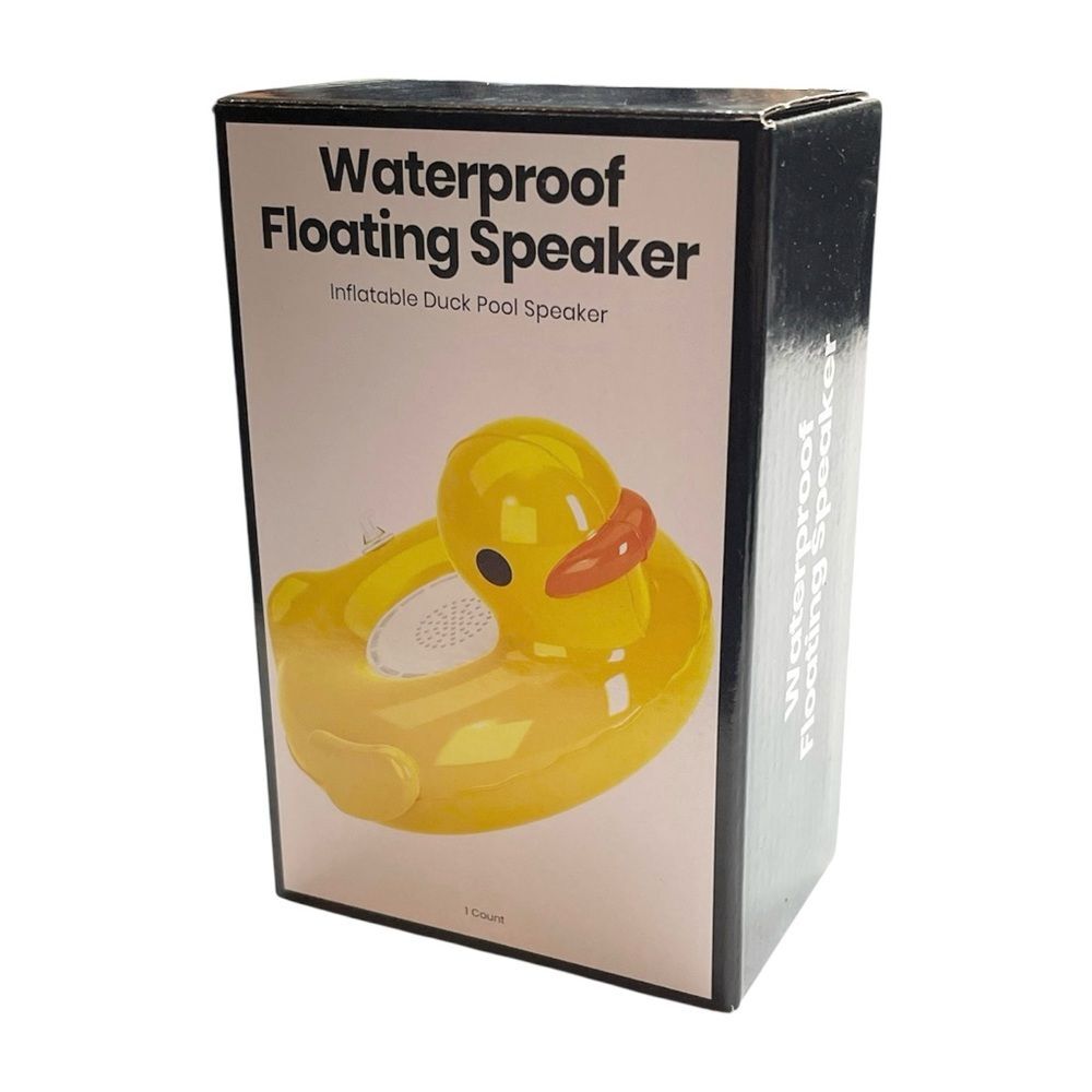 Waterproof Inflatable Duck Floating Bluetooth Pool Speaker - Picture 2 of 3